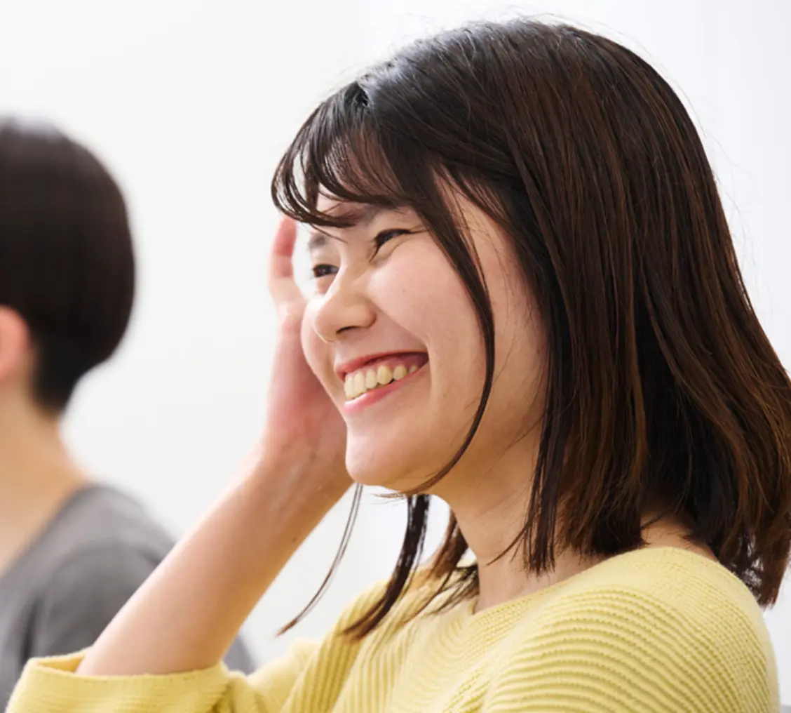 インタビューの様子