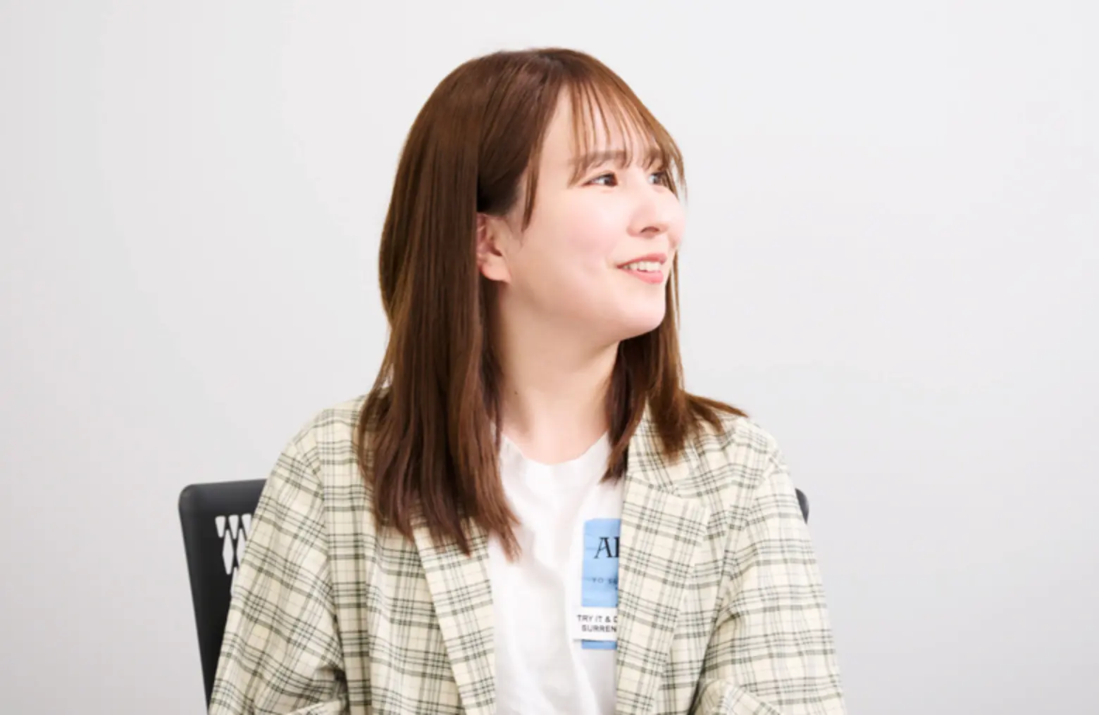 インタビューの様子